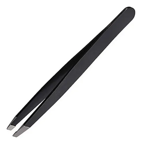 Pinza Multifunción De Acero Inoxidable Para Cejas, 3 Piezas Negro