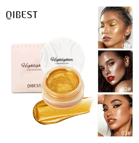 Iluminador En Crema Con Purpurina Para Rostro Y Cuerpo Qibes