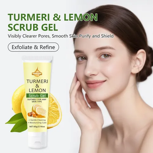 Sumifang Turmeric And Lemon Exfoliating Gel Gentle Cleansing