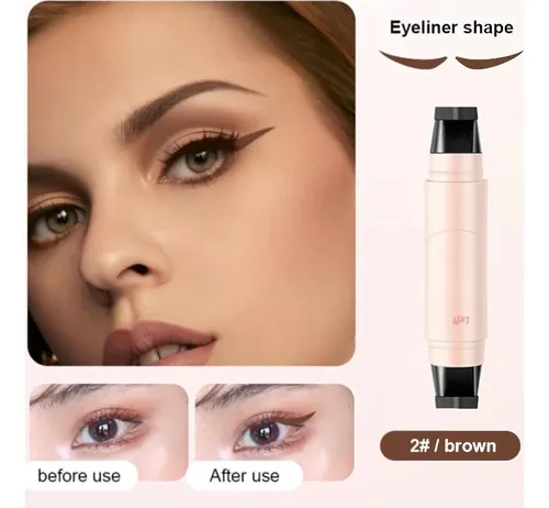 Eyeliner Estampado Resistente Al Agua Y Manchas Marca