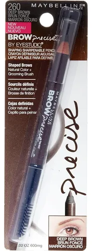 Lápiz De Cejas Maybelline Brow Precise Marrón Oscuro