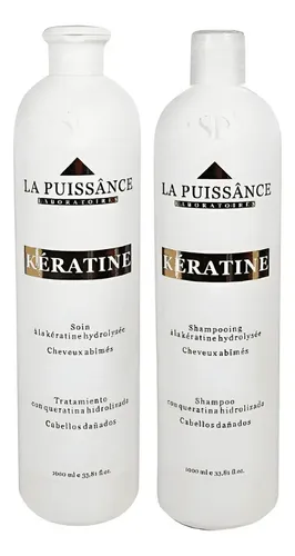 La Puissance Keratina Shampoo + Acondicionador 1000ml