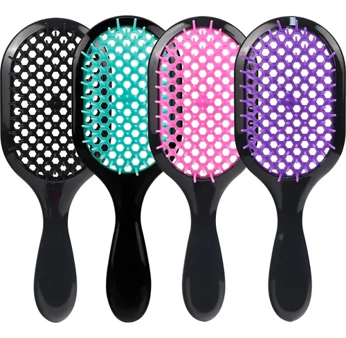 Cepillo De Pelo Mejglrc, Paquete De 4 Colores Surtidos