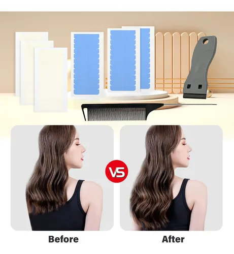 Cinta Adhesiva Para Extensiones De Cabello Ehdis Con Herrami