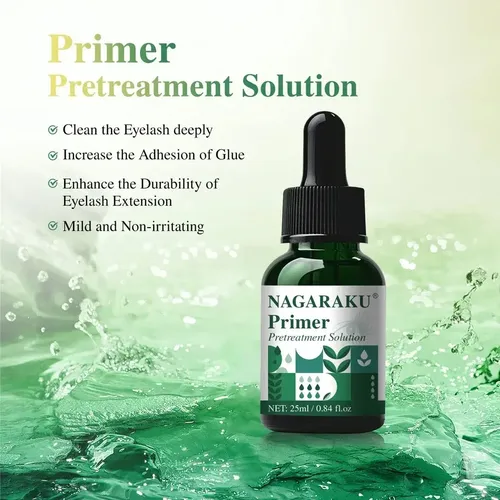 Primer/bonder Nagaruku. Sérum Y Sellador De Pestañas.