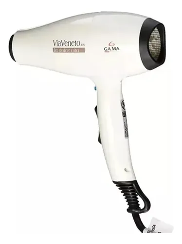 Secador De Pelo Gama Profesional Via Veneto Ion Blanco Cs