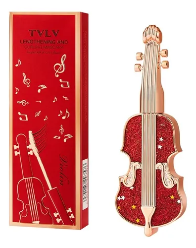 Rímel Tvlv Diseño De Violín Rojo Diamante – Pestañas Densas
