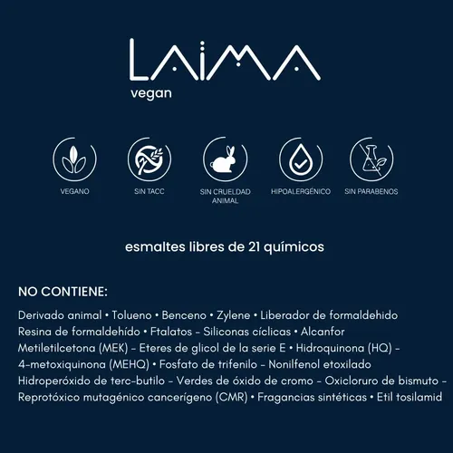 Esmalte Laima Care Therapy Cruelty Free Tratamiento