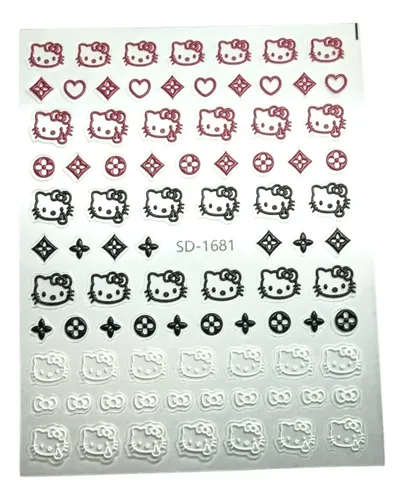 Stickers 5d O 6d Para Decoración De Uñas Ver Variantes