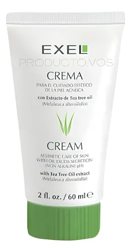 Crema Hidratante Con Color Tratamiento Acne Piel Grasa Exel