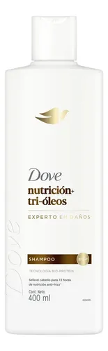 Shampoo Nutrición + Fusión De Óleos 400ml Dove