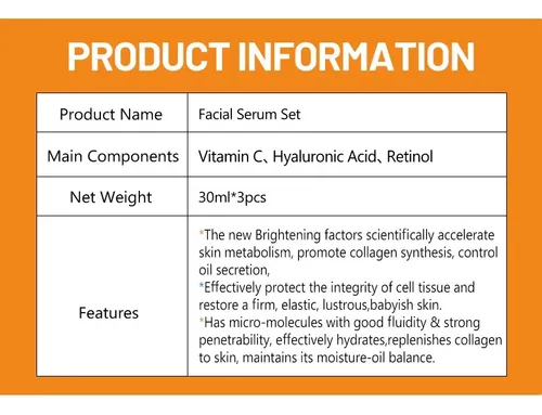 Suero Facial Lying Con Vitamina C, Retinol, Ácido Xx