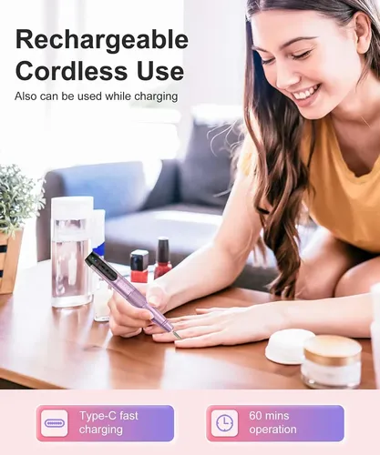 Taladro De Uñas Eléctrico Inalámbrico, Taladro Eléctrico Par