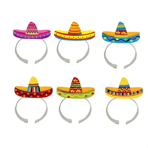 Diadema De Fiesta Para El Pelo, 6 Piezas A