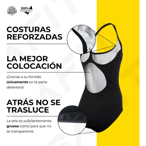 Malla Natacion Nena + Gorro Tela + Antiparras Safit Niña