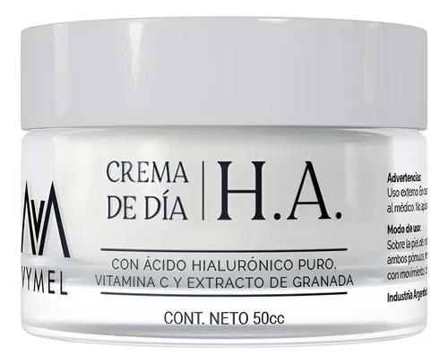 Crema Facial De Dia Con Acido Hialuronico 50gr Vymel Día Todo Tipo De Piel