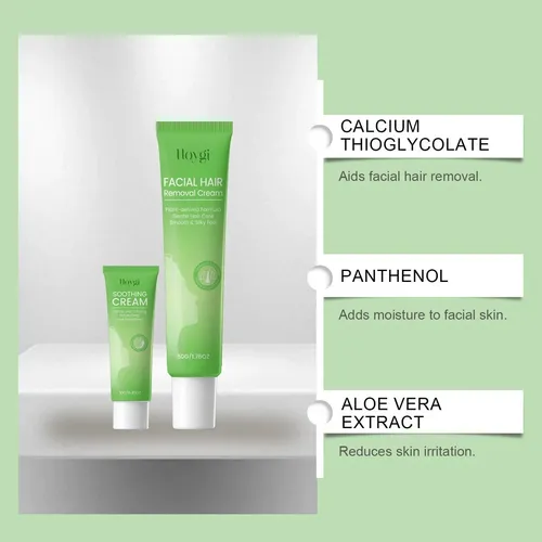 Set De Crema Para Depilación Facial R Removal Kit, Limpieza