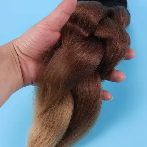 [5 Trenzas Sucias, Cabello Trenzado Sintético Graduado, Cabe