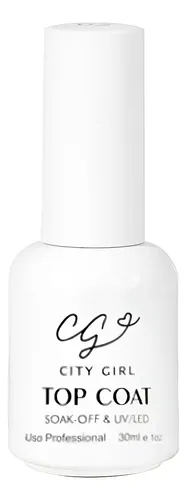 Emalte Top Coat City Girl 30ml Semipermanente Uv Profesional