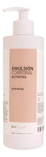 Emulsión Corporal Nutritiva Aceite De Coco Biobellus Full