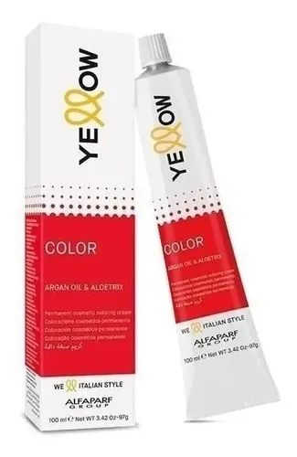 Pack X3 Tintura Permanente Yellow Alfaparf Con Argan 60gr