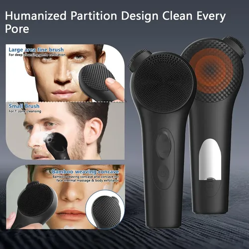 Limpiador Facial De Silicona Recargable Impermeable 5 Modos