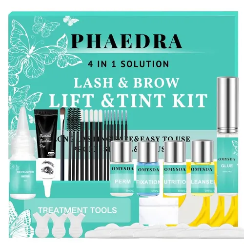 Kit De Estiramiento De Pestañas Y Color Negro, Kit De Lamina
