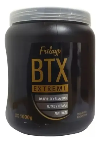 Baño De Crema Botox Extreme Nutricion Brillo X1k + Pote X240 Frilayp