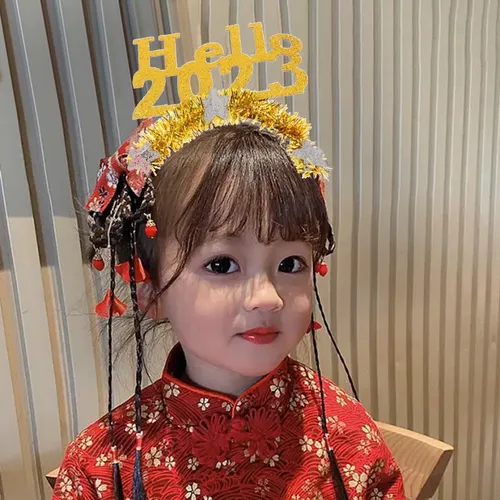 Diadema De Feliz Año Nuevo, Accesorio Para El Dorado
