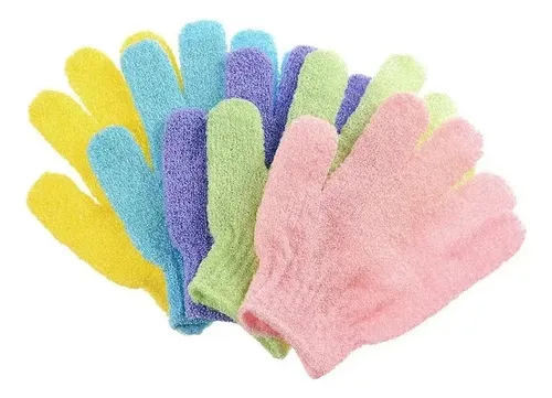 Guante Exfoliante Para Baño Spa Corporal Facial Piel X 10 U.