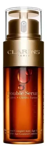 Sérum Double Serum Complete Age-Defying Concentrate Clarins día/noche para todo tipo de piel de 50mL 30+ años
