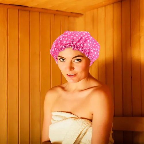 Gorros De Ducha Impermeables, 2 Unidades, Gorros De Baño Par
