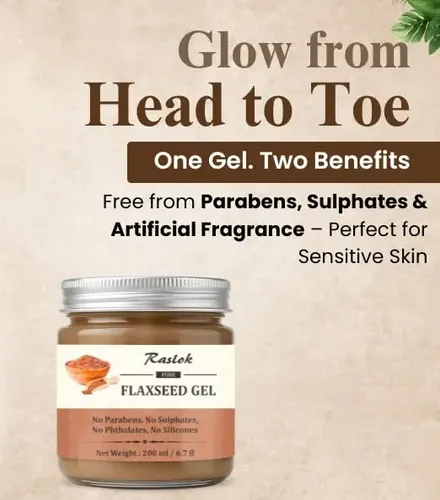 Gel De Linaza Pura Hidrata Nutre Cabello Flaxseed Gel 200 Ml