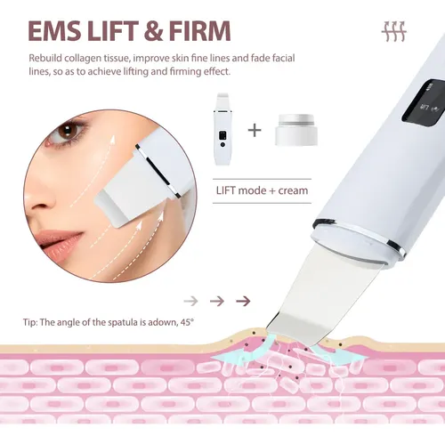 Espátula Limpiadora Skin Scrubber Vibrate Deep