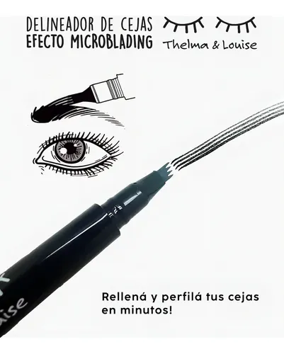 Delineador De Cejas Microblanding Thelma & Louise Castaño Oscuro