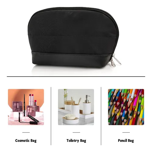 Neceser De Maquillaje Ethereal Gran Capacidad Nylon Negro