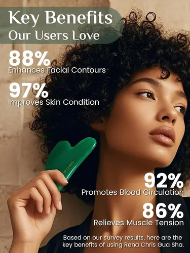 Jade Tool Rena Chris Smooth Surface Para Gua Sha