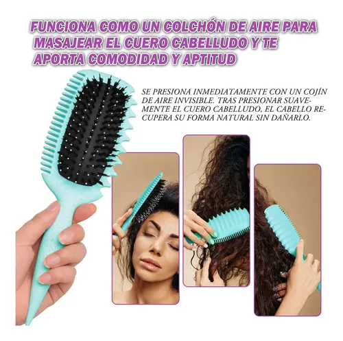 Cepillo Para Cabello Rebote Rizado Peine De Define &uf