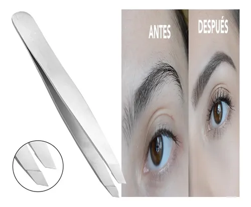 Pinza Profesional X2 Depilación De Cejas Con Punta Recta