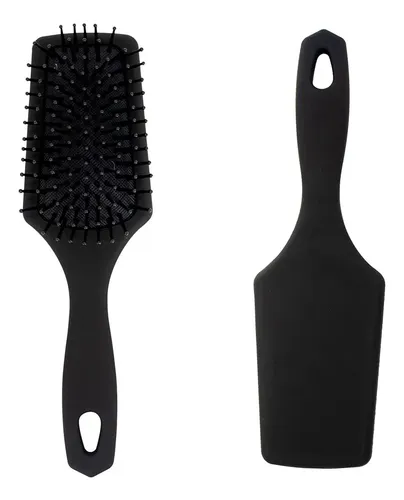 Cepillo Neumático Para El Cabello Rectangular De Plástico
