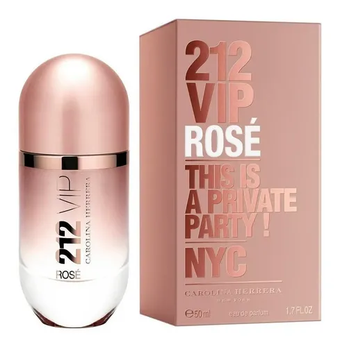 perfume carolina herrera 212 Vip Rose Edp 50 ml Para Mujer
