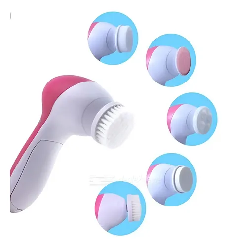 Cepillo Limpiador Facial 5 En 1 Masajeador Exfoliante