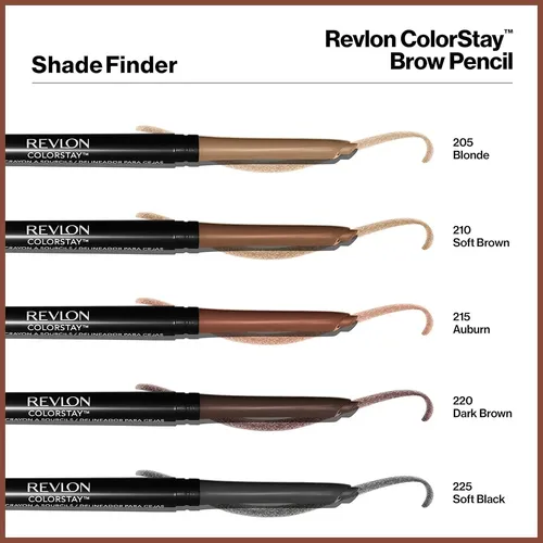 Lápiz De Cejas Revlon Colorstay 205 Rubio, Impermeable 0.6g