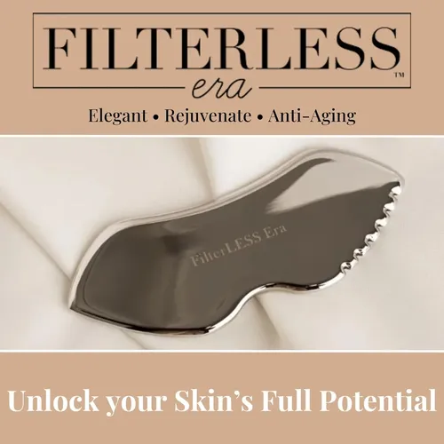 Herramienta Gua Sha Acero Facial Masaje Y Drenaje
