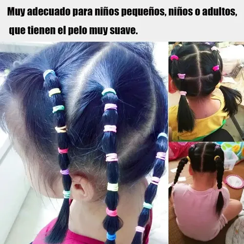 Set De Accesorios Para El Cabello Infantil, Bolsa Elástica D