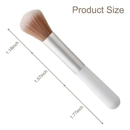 Set De 10 Brochas De Maquillaje Suaves Para Viaje, Sintética