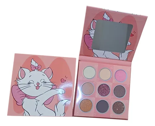Paleta De Sombras 9 Colores Diseño Gatita Marie Aristogatos