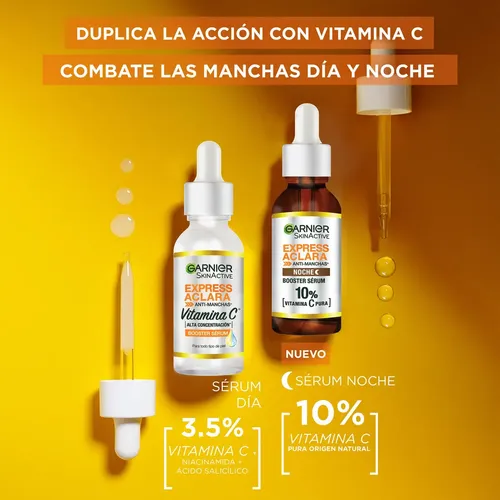 Garnier Sérum Noche Vitamina C Express Aclara 30ml