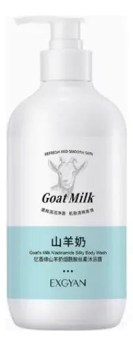 P/j Jabón Corporal De Leche De Cabra Gel De Ducha Exfoliante