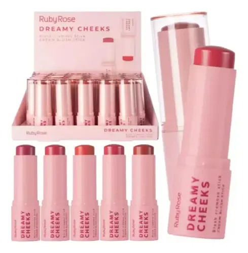 Rubor En Barra Cremoso Dreamy Cheeks Blush Stick Ruby Rose